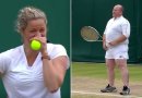 Tenisininkė pamokė „visažinį“ žiūrovą (video)