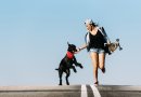 Kaip šunys padeda sportuojantiems šeimininkams (video)