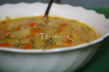 Balinta daržovių sriuba