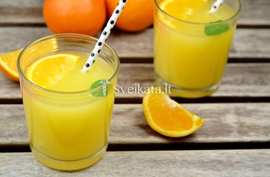 Apelsinų žievelių gėrimas