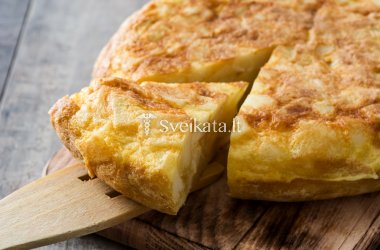 Ispaniška tortilija (omletas su bulvėmis)