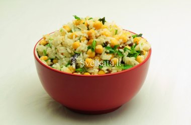 Rytietiškos ryžių salotos
