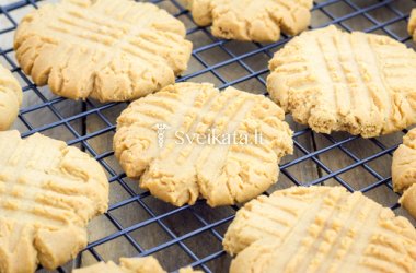 Klasikiniai sausainiai su žemės riešutų sviestu