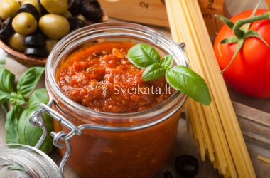 Sveikesnis naminis pomidorų padažas (galima šaldyti ir konservuoti!)