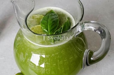 Žalių citrinų kokteilis